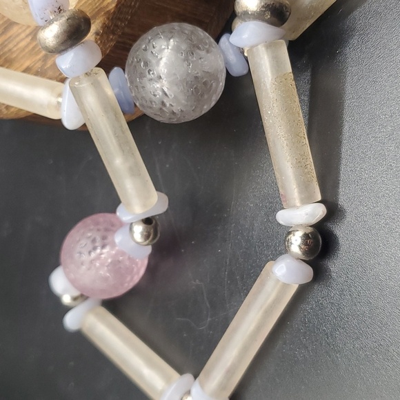 Overflow cherry blossoms orb necklace unique - Picture 3 of 5